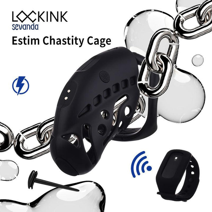 Nautilus Estim Chastity Cage - Delightor