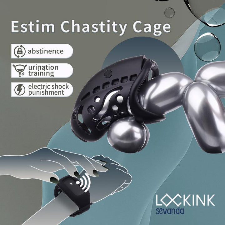 Nautilus Estim Chastity Cage - Delightor