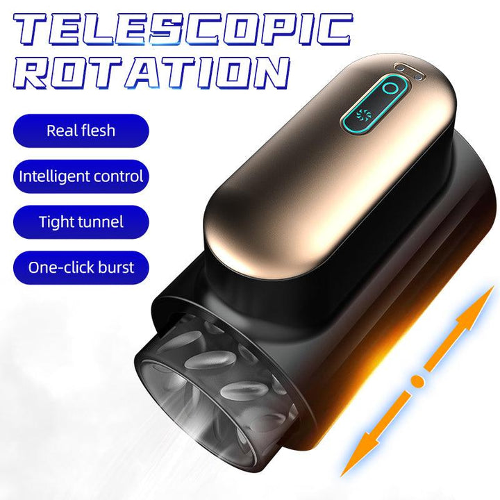 2 In 1 Automatic Thrusting Rotating Male Masturbator Stroker - Delightor