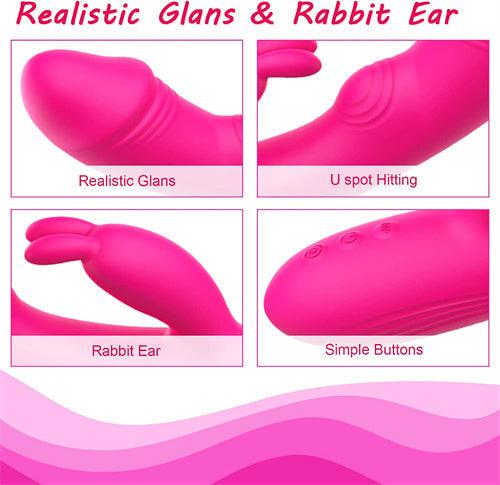 3in1 Rabbit Vibrator Holly - Delightor