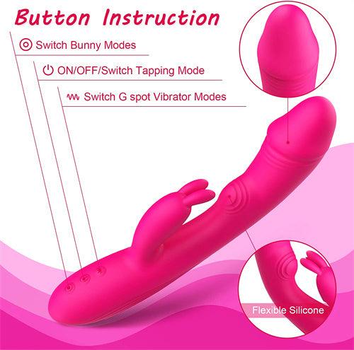 3in1 Rabbit Vibrator Holly - Delightor