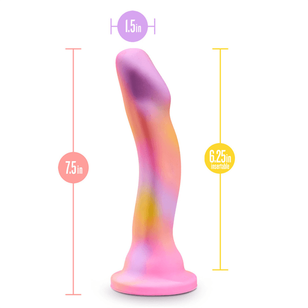 7.5 Inch Dildo Sun's Out Pink - Delightor