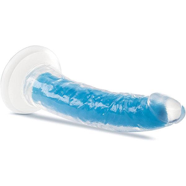 7.5 INCH Glow In Dark Dildo Blue - Delightor