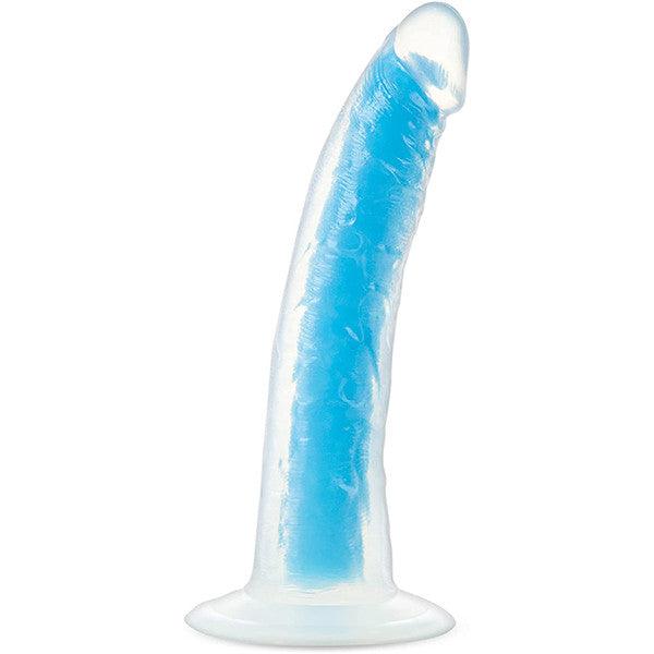 7.5 INCH Glow In Dark Dildo Blue - Delightor