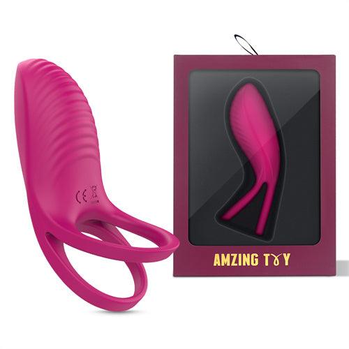 AMZING TOY_ Remote Control Cock Ring Vibrator Trap-RCT