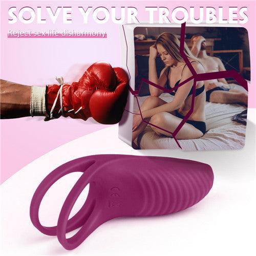 AMZING TOY_ Remote Control Cock Ring Vibrator Trap-RCT