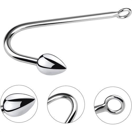 Anal Hook ( 3 Interchangeable Heart Balls ) - Delightor