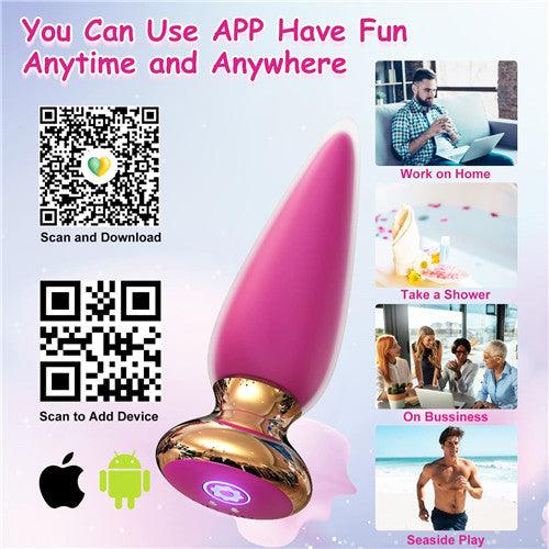 App & Remote Control Anal Vibrator Sharpay - Delightor