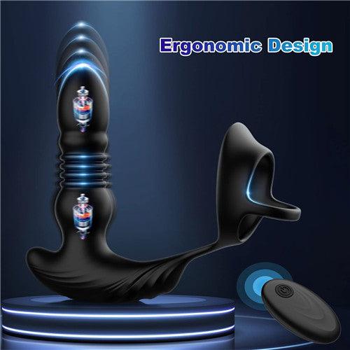 App & Remote Control Thrusting Anal Vibrator Kyra - Delightor