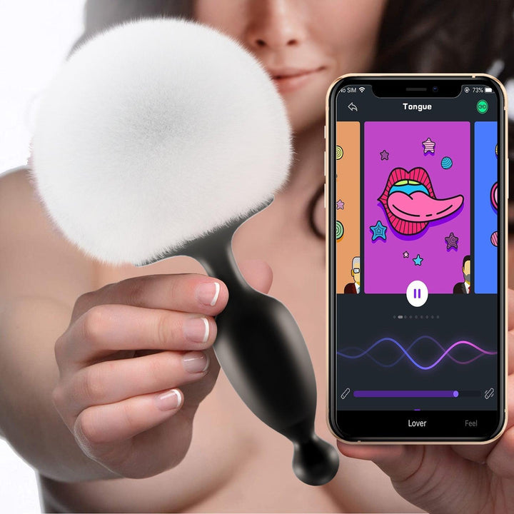 APP Control Anal Vibrator Bunny - Delightor