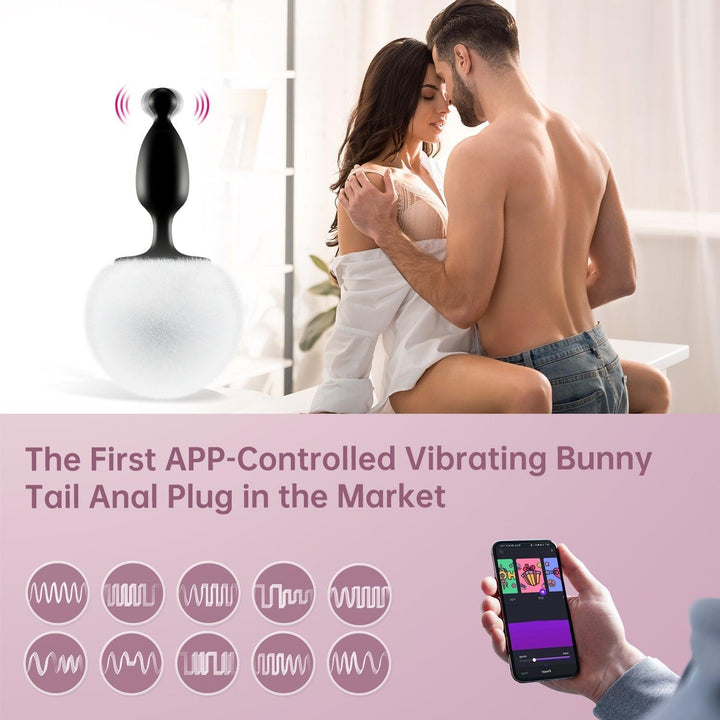 APP Control Anal Vibrator Bunny - Delightor