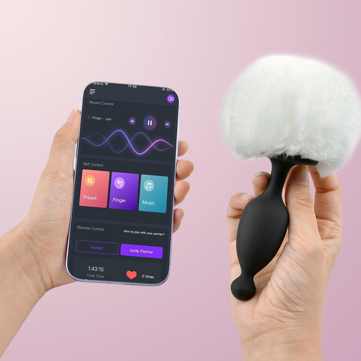 APP Control Anal Vibrator Bunny - Delightor