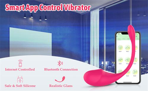 APP Control Vibrator Lola Hot Pink - Delightor