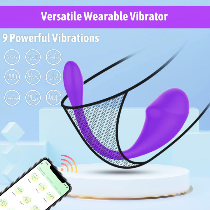 APP Control Vibrator Lola Purple - Delightor