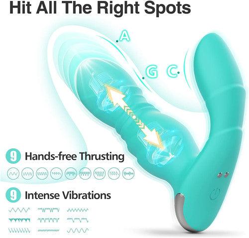 App＆Remote Control Thrusting Vibrator Thrusting Nancee Green - Delightor