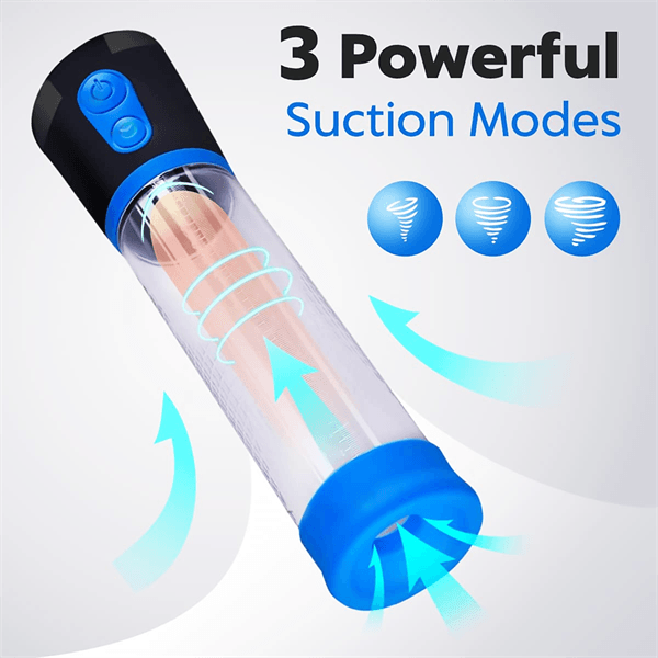 Automatic Vacuum Penis Enlargement Extend Pump with 3 Suction - Delightor