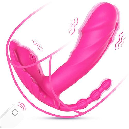 Butterfly Wearable Panty Vibrator Purple - Delightor