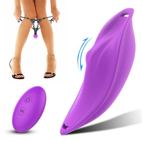 Female Wireless Vibrating Panty Purple - Delightor