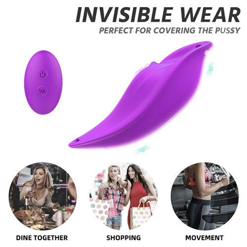 Female Wireless Vibrating Panty Purple - Delightor