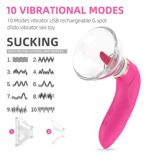 Handheld Sucking Vibrator - Delightor