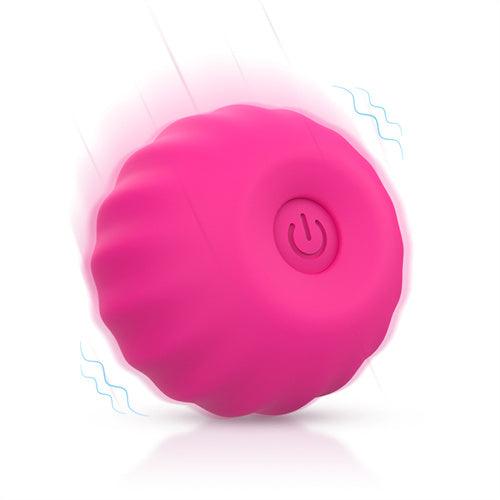 Internal Condom Vibrating Ball Hot Pink - Delightor