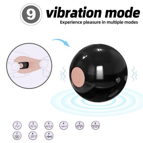 Internal Condom Vibrating Ball Hot Pink - Delightor