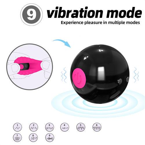 Internal Condom Vibrating Ball Hot Pink - Delightor