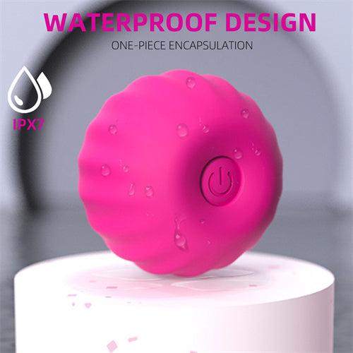 Internal Condom Vibrating Ball Hot Pink - Delightor