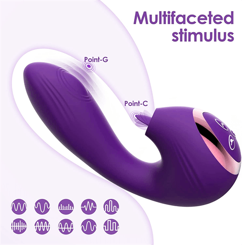 Pulsating & Licking & Vibrating G spot Vibrator - Delightor