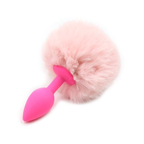 Rabbit Tail Butt Plug_Silicone