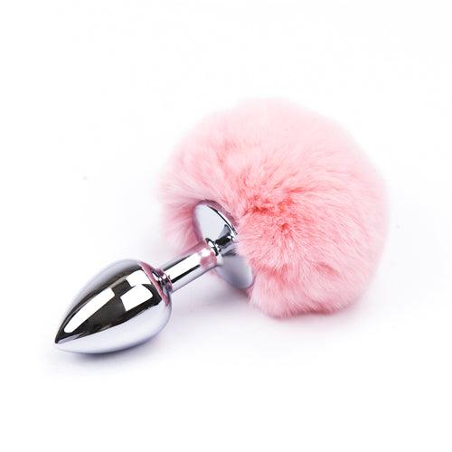 Rabbit Tail Butt Plug_Silicone