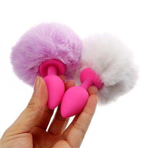 Rabbit Tail Butt Plug_Silicone