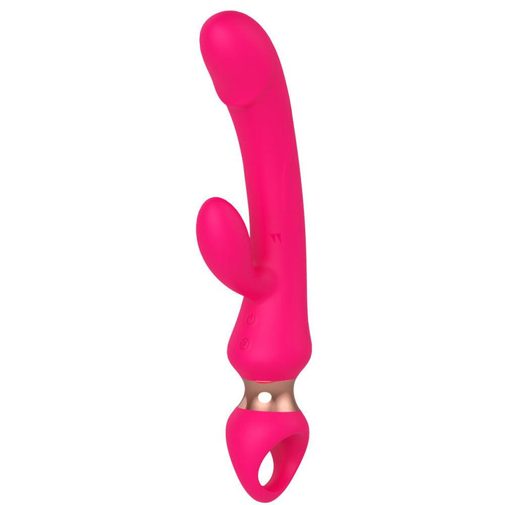 Rabbit Vibrator RV017 Hot Pink - Delightor