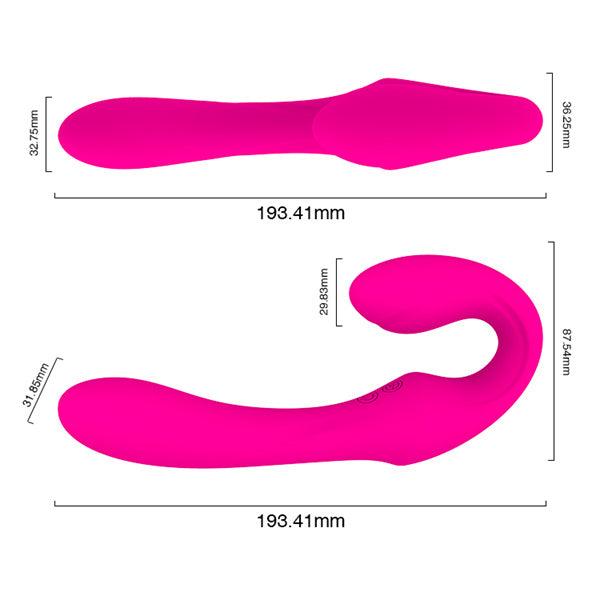 Remote Control Double Ended Rabbit Vibrator - Delightor