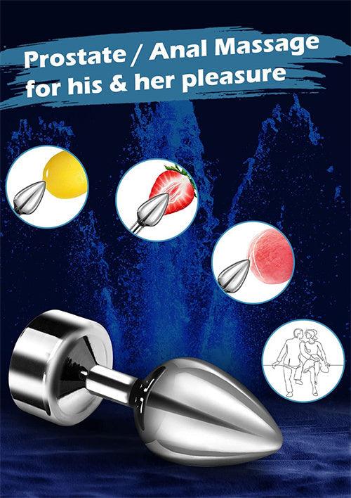 Remote Control Stainless Steel Anal Vibrator Chelsea - Delightor