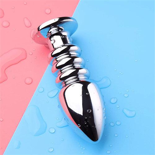 Remote Control Stainless Steel Anal Vibrator Crystal - Delightor