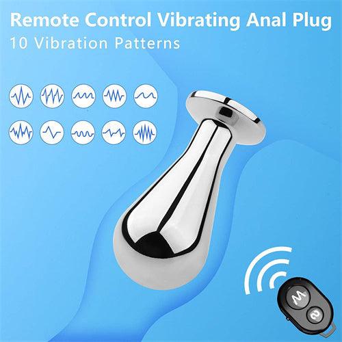 Remote Control Stainless Steel Anal Vibrator Darcy - Delightor