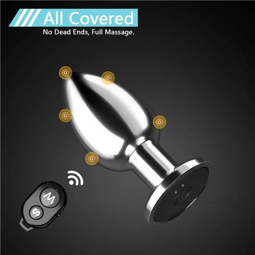 Remote Control Stainless Steel Anal Vibrator Shereve - Delightor