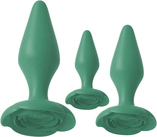 Rose Silicone Butt Plug - Delightor