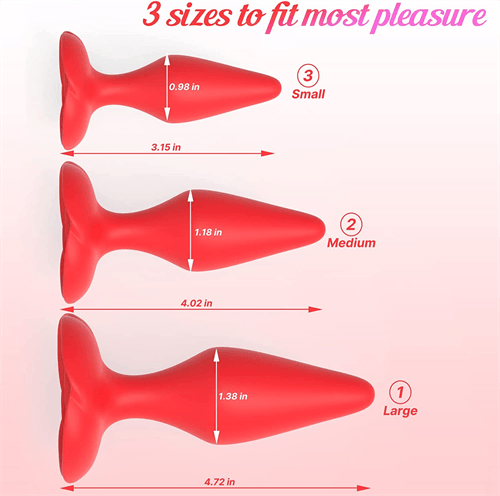 Rose Silicone Butt Plug - Delightor