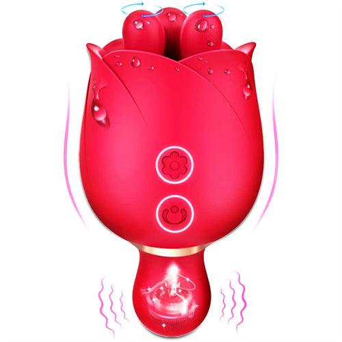 Rose Vibrator with Upgraded Finger Kneading Agnes - Delightor