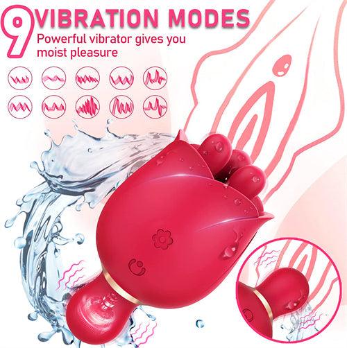 Rose Vibrator with Upgraded Finger Kneading Agnes - Delightor