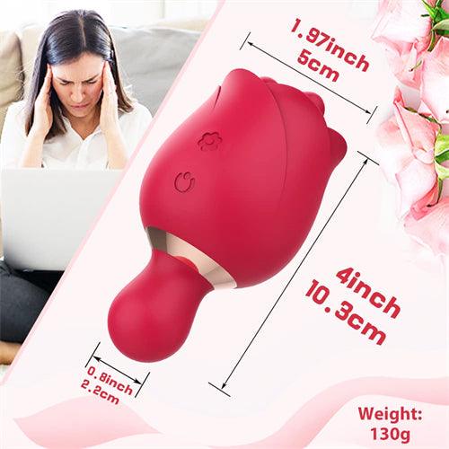 Rose Vibrator with Upgraded Finger Kneading Agnes - Delightor