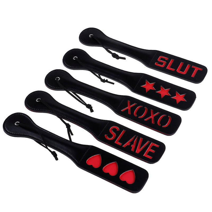 Slut Stars XOXO Slave Hearts Spank Paddle Submissive Adult Games Paly - Delightor