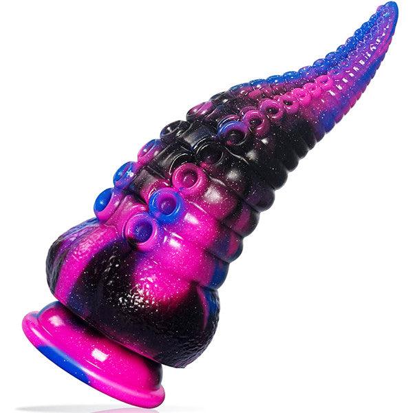 Tentacle G-spot Dildo Blakc/Red - Delightor