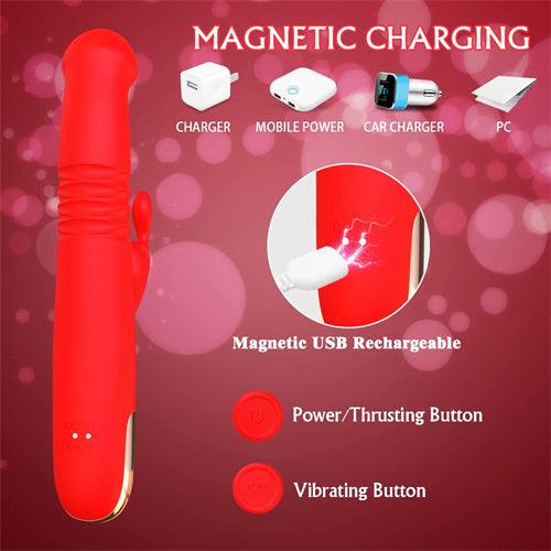 Thrusting G-Spot Rabbit Vibrator Cash - Delightor