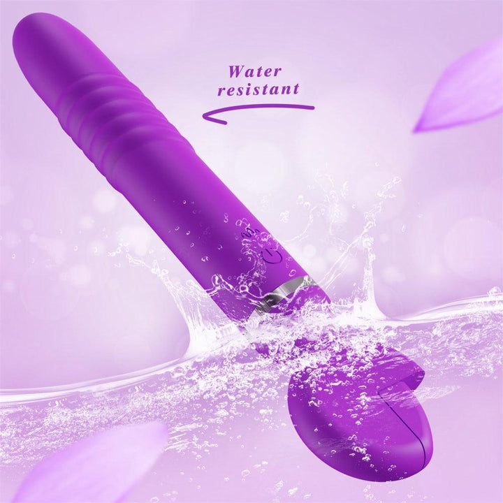 Thrusting Wrench Vibrator Purple - Delightor